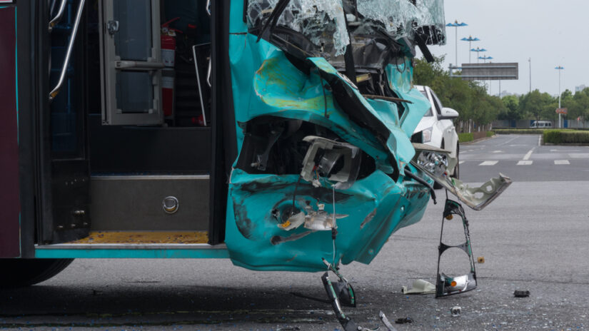 Photo of Damaged Bus